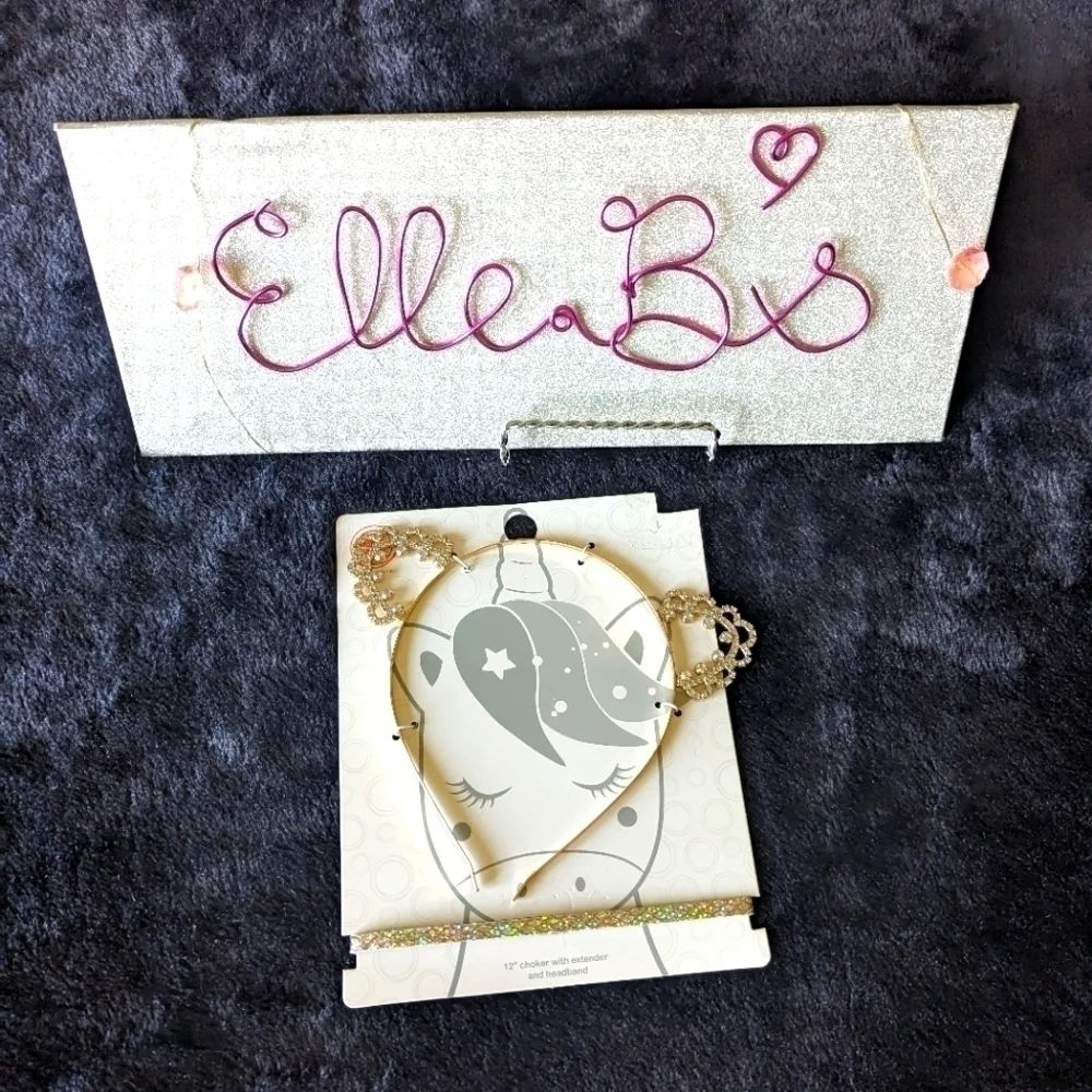 Unicorn Bling Headband Set